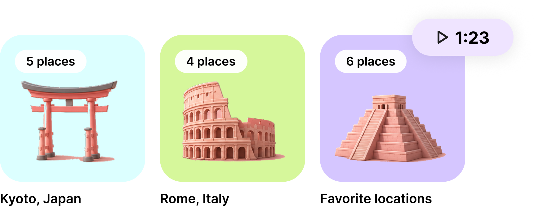 Save places to favourites!